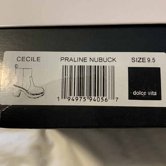 Dolce Vita Cecile praline nubuck boot, sz 9.5, new in box from Anthropologie - Picture 10 of 12